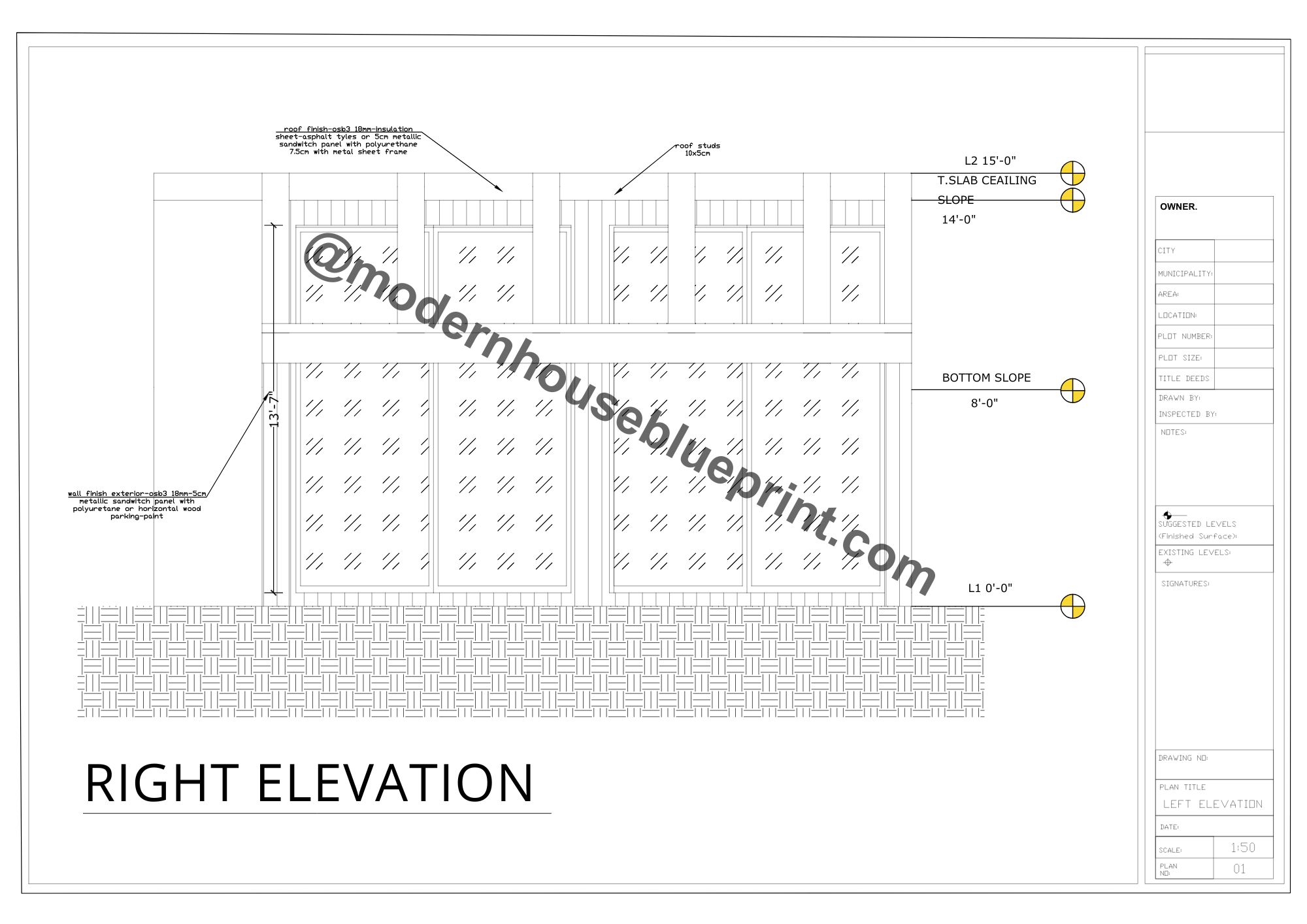 Sample cabin plan set, sheet 5