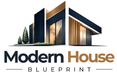 Modern House Blueprint logo